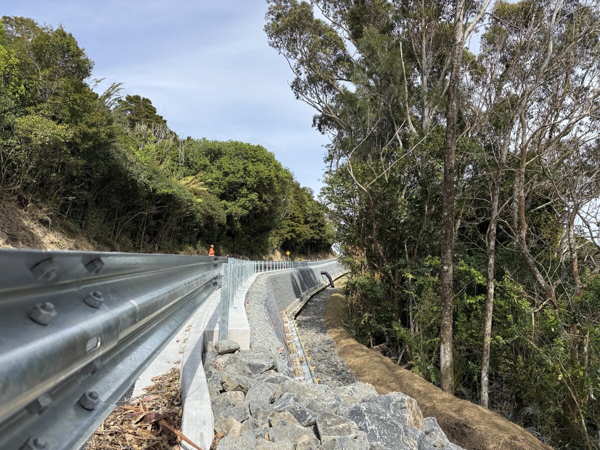 Mangawhai Road reopens after major slip repair project